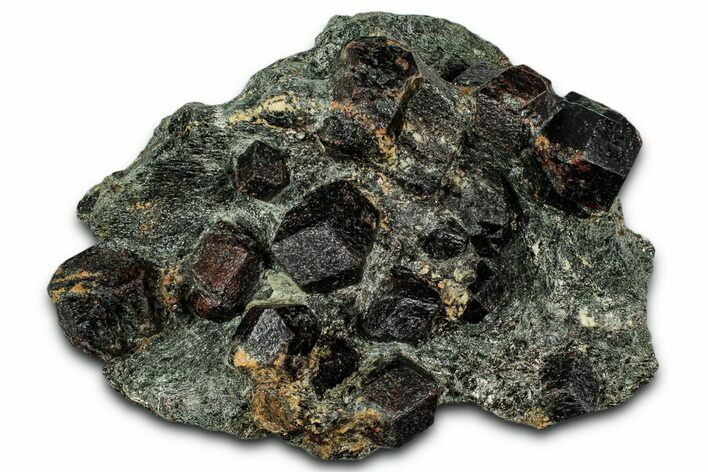 Red Almandine Garnets in Schist - Tyrol, Austria #352081